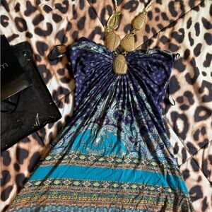 NWT Sky Brand SMALL Jeweled Stone Halter Top! $90!